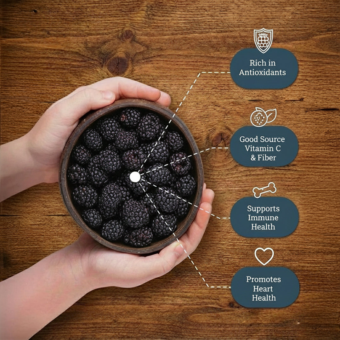 Dried Black Berries (250gm)