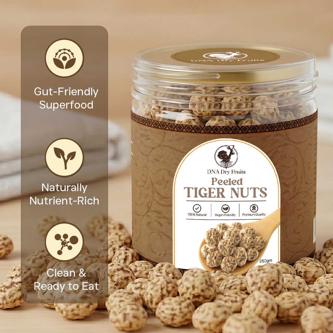 PEELED Tiger Nuts (250gm)