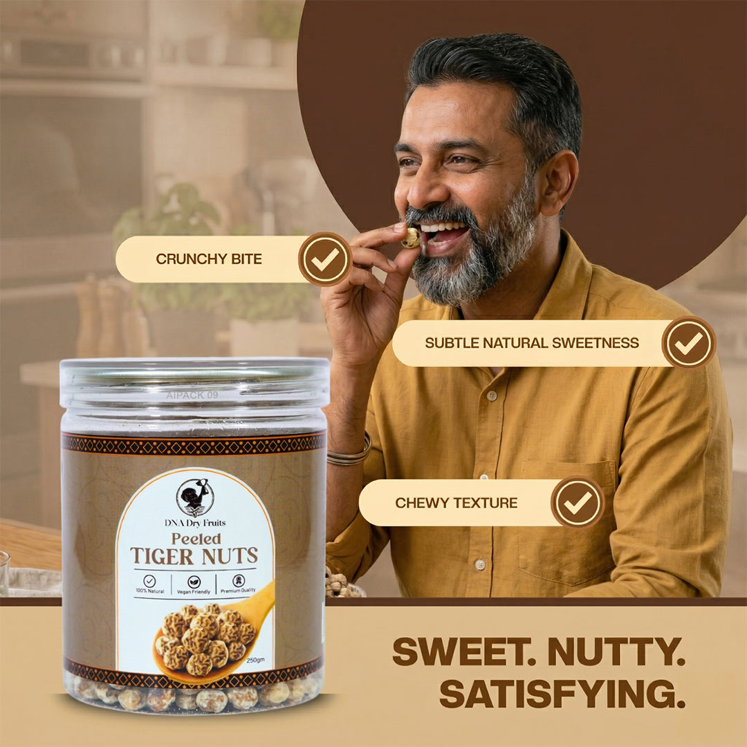 PEELED Tiger Nuts (250gm)