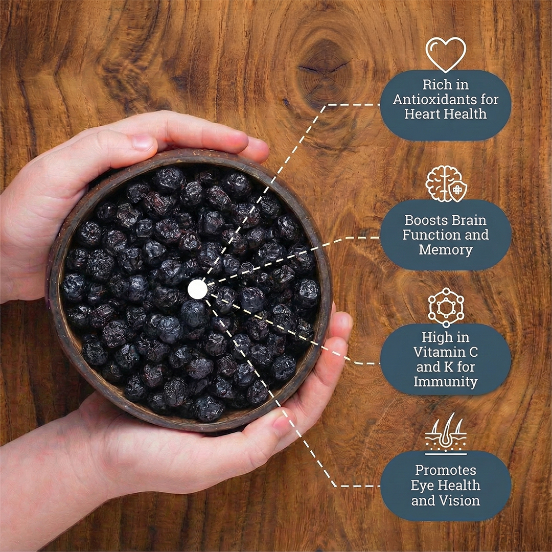 Dried Blueberries (250gm)