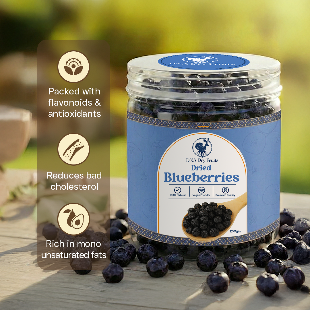 Dried Blueberries (250gm)